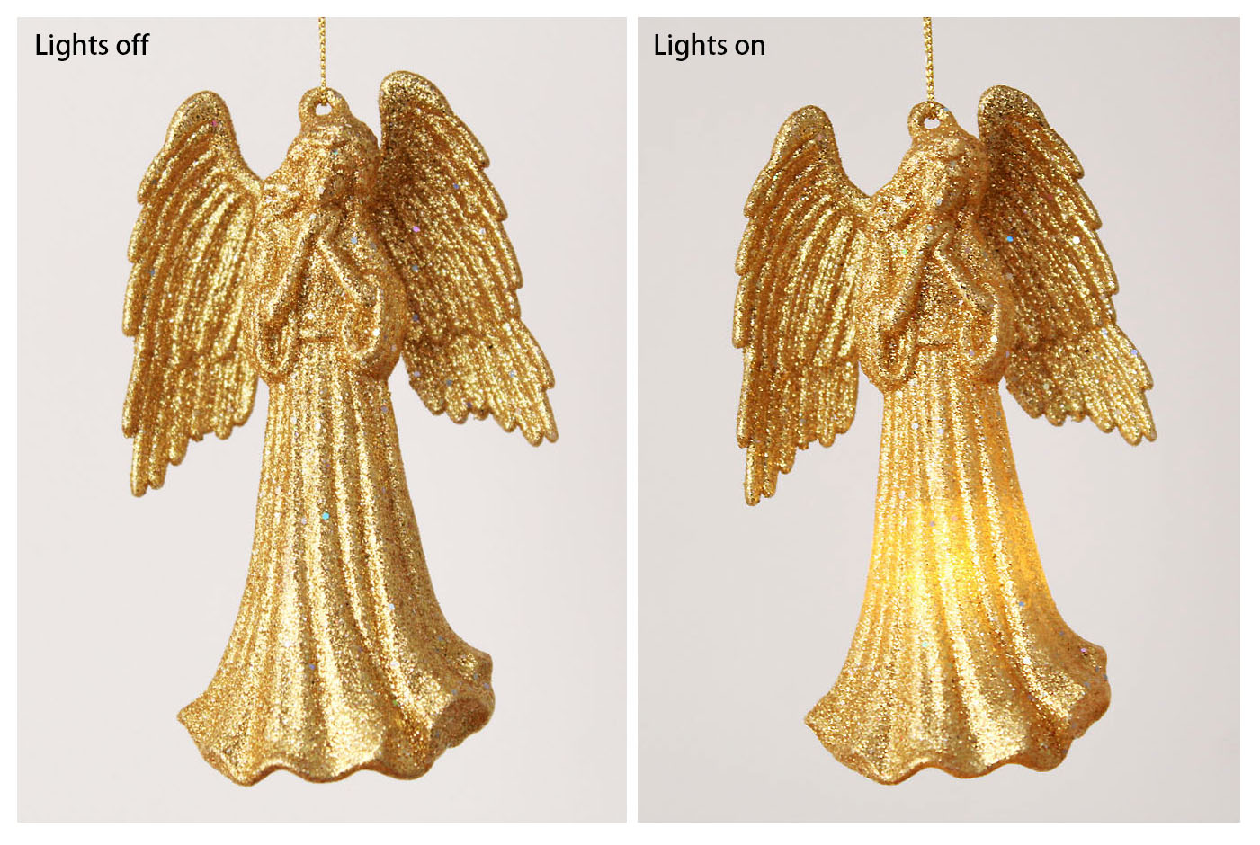 Angel LED Light Up Ornament