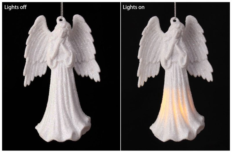 Angel LED Light Up Ornament