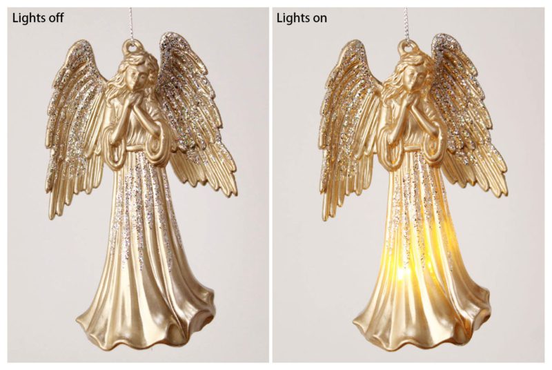 Angel LED Light Up Ornament