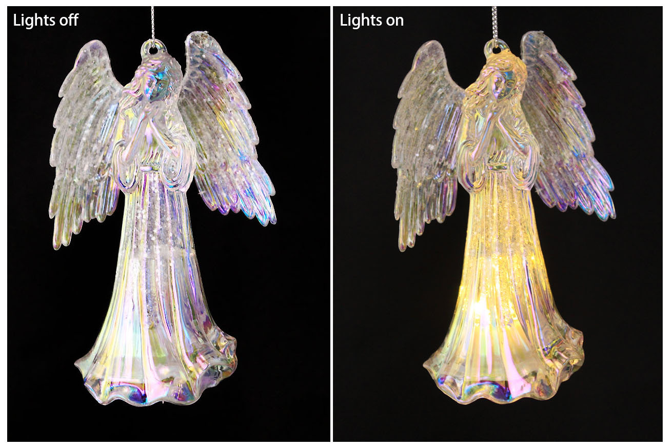 Angel LED Light Up Ornament