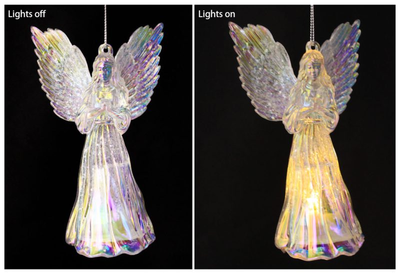 Angel LED Light Up Ornament
