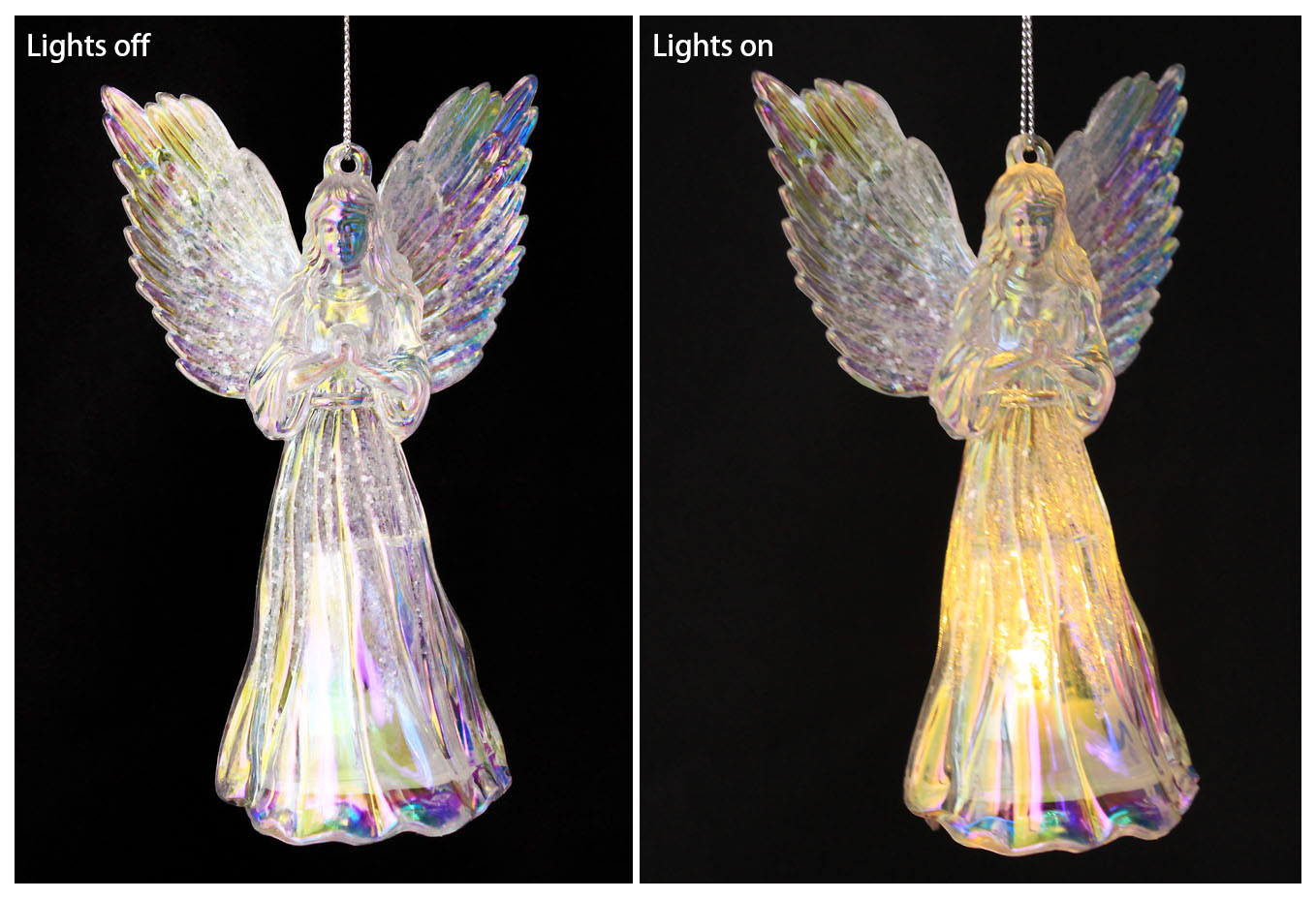 Angel LED Light Up Ornament
