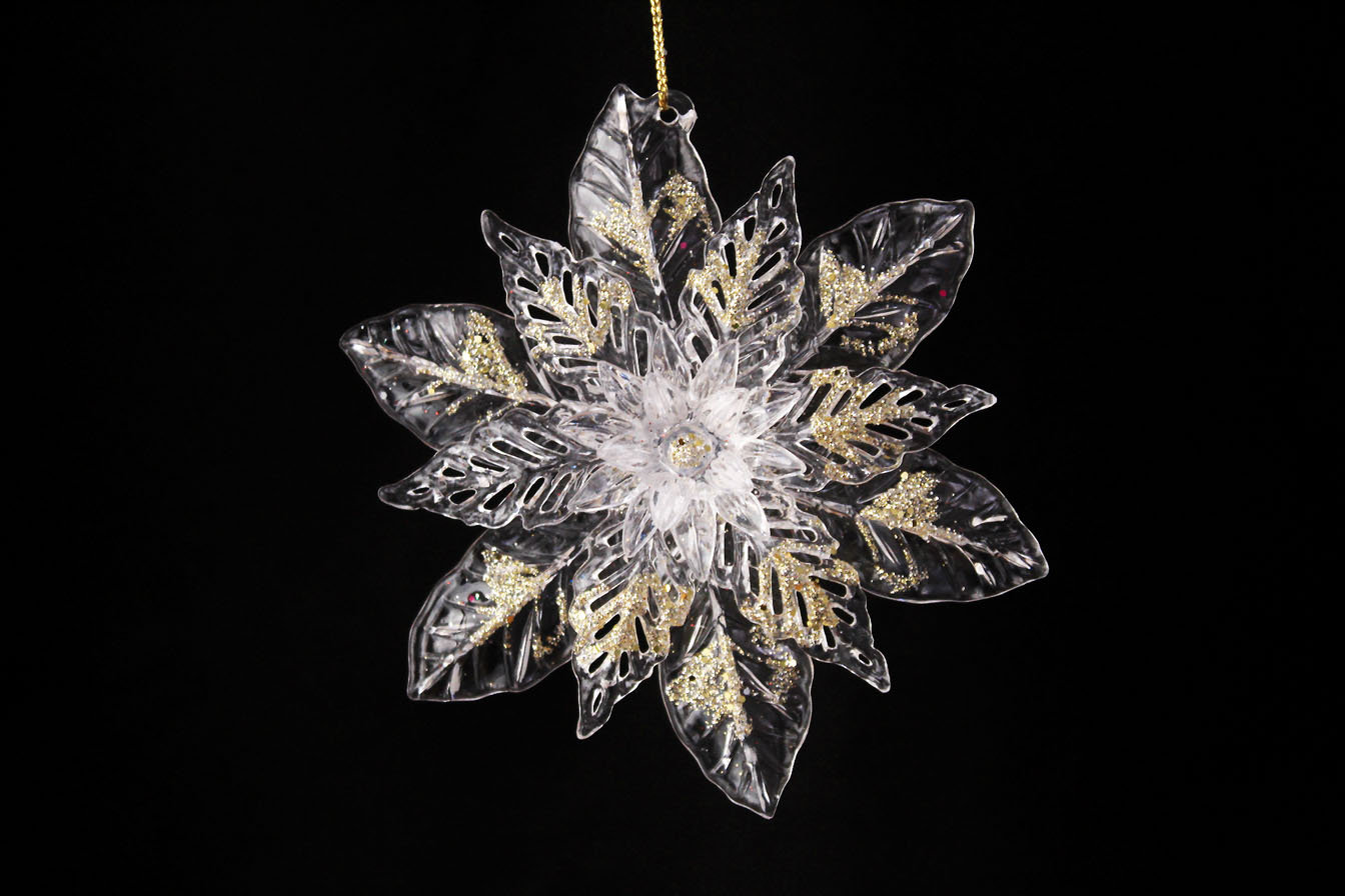 Poinsettia Ornament