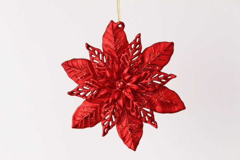 Poinsettia Ornament