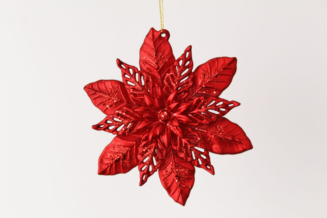Poinsettia Ornament