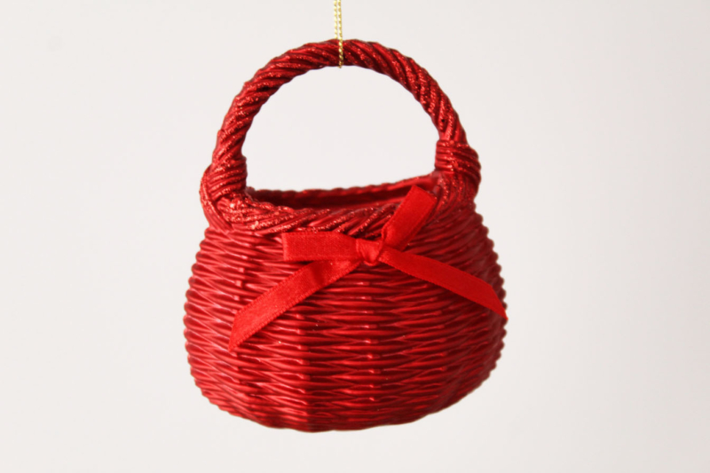 Woven Basket Ornament