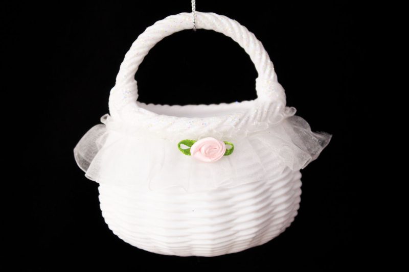 Woven Basket Ornament