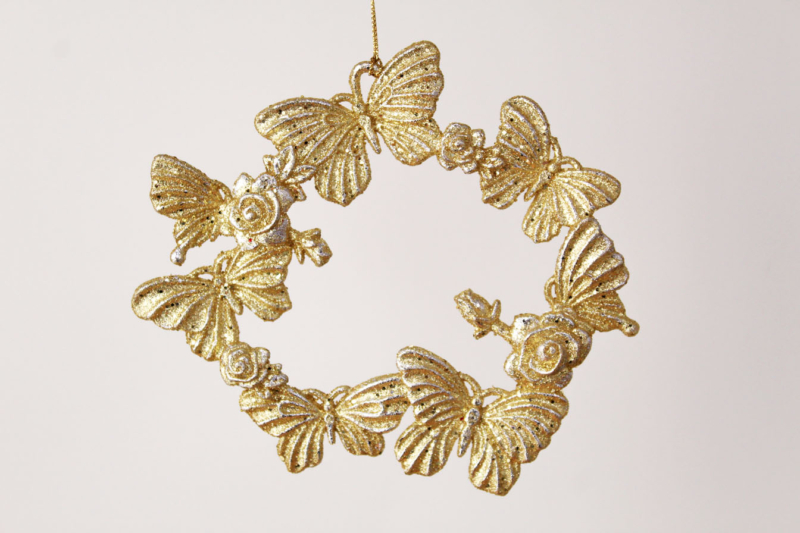 Butterfly Wreath Ornament