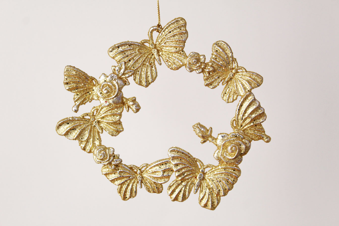 Butterfly Wreath Ornament