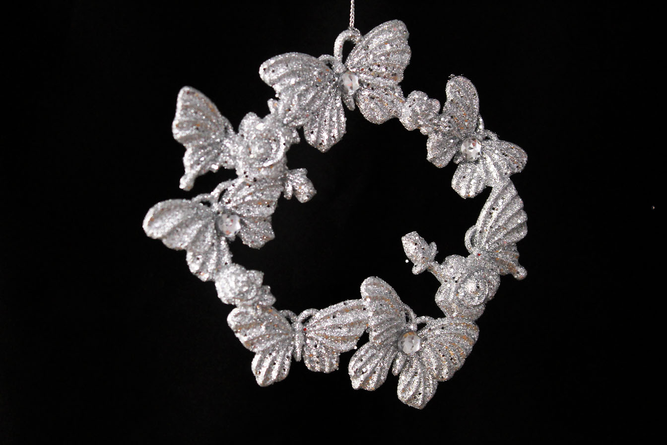 Butterfly Wreath Ornament