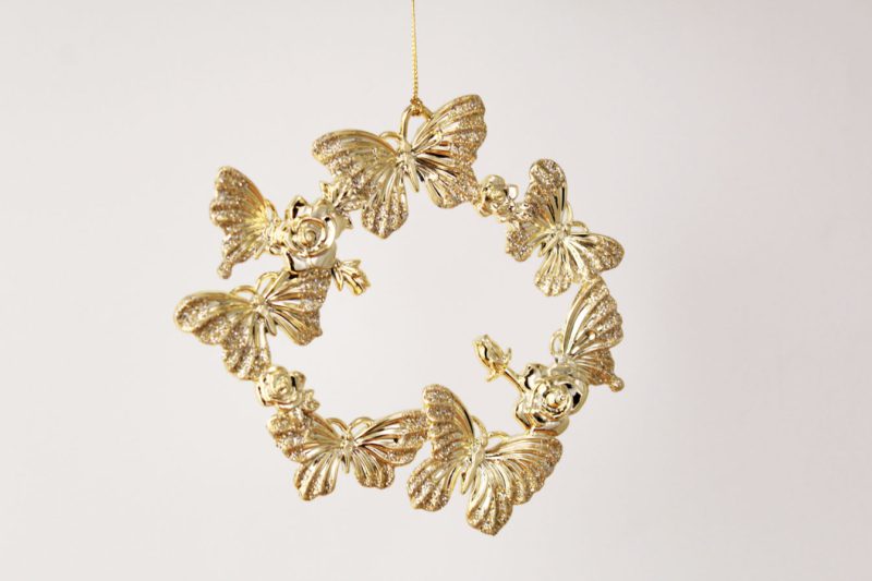 Butterfly Wreath Ornament