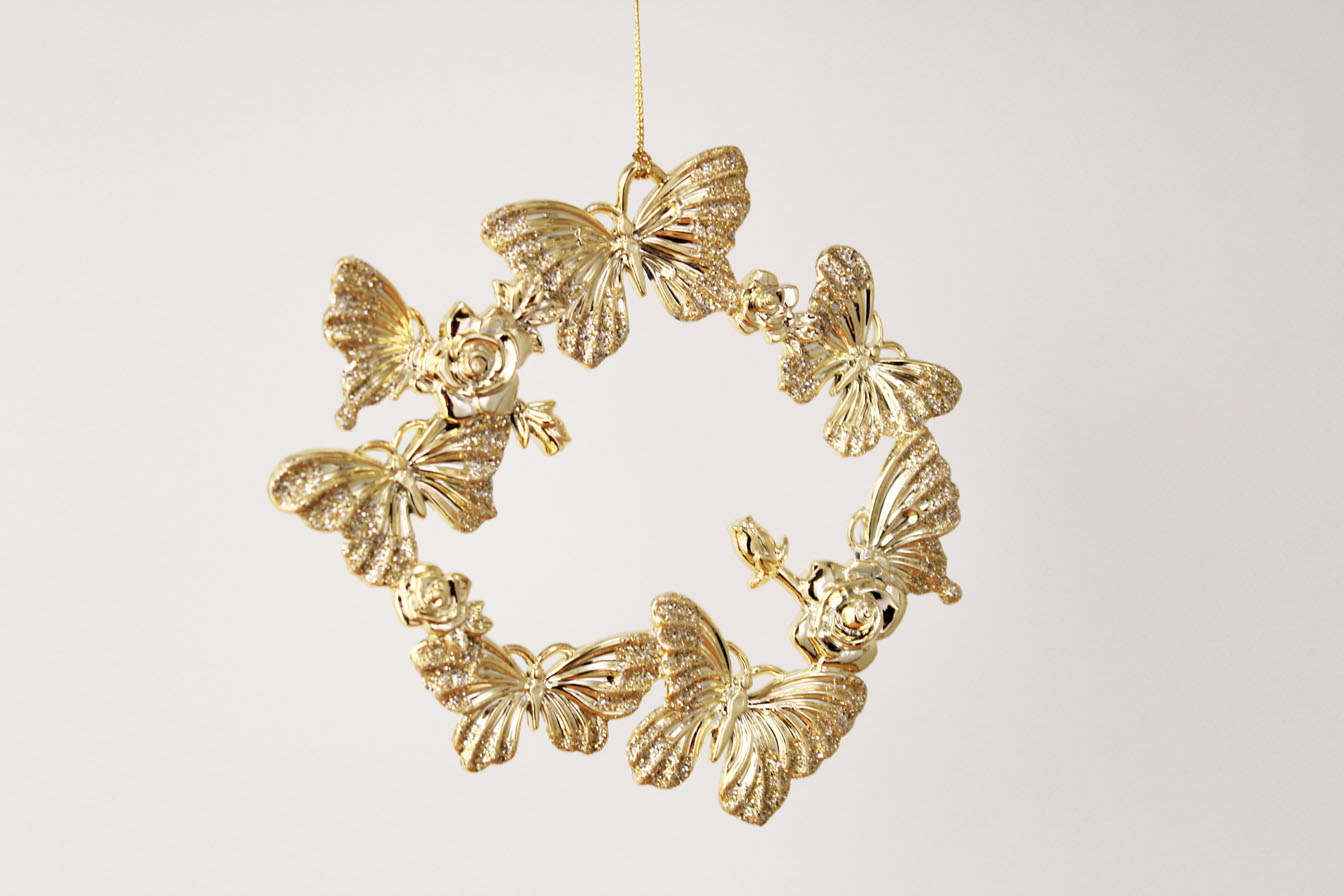 Butterfly Wreath Ornament