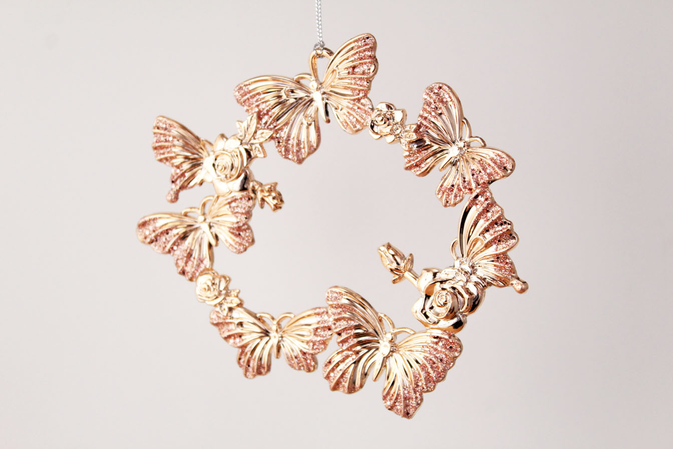 Butterfly Wreath Ornament