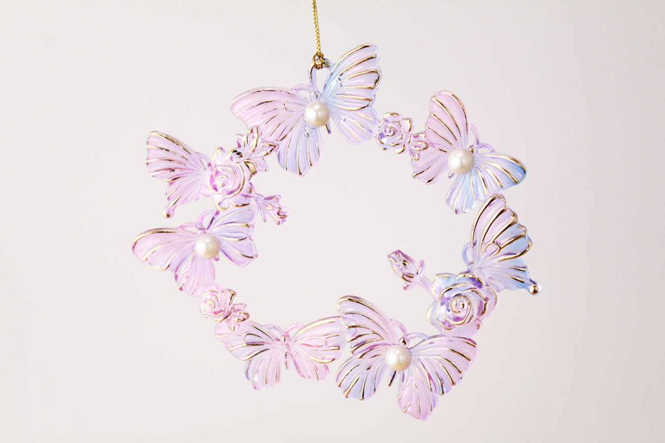 Butterfly Wreath Ornament