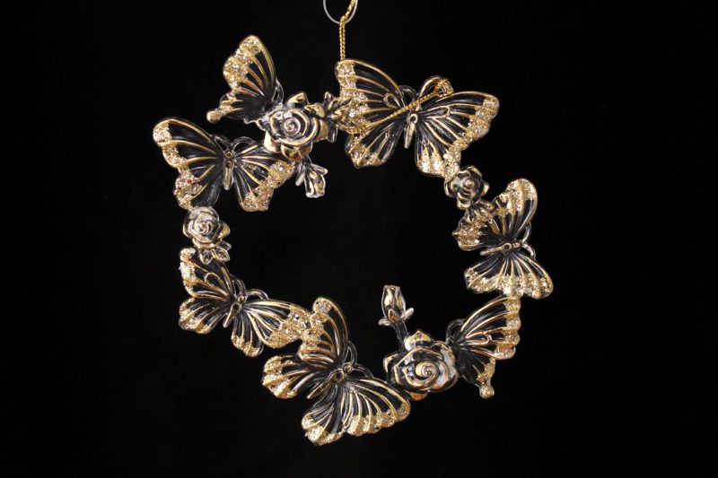 Butterfly Wreath Ornament
