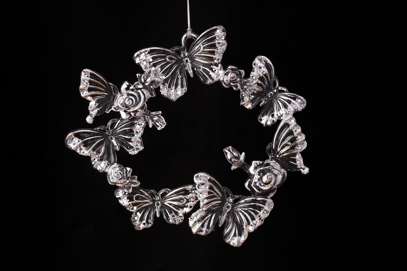 Butterfly Wreath Ornament
