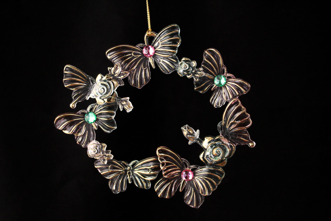 Butterfly Wreath Ornament