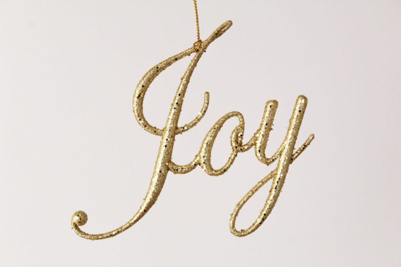 Joy/Noel Ornament