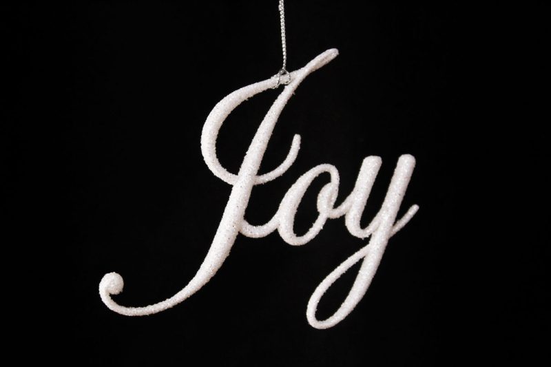 Joy/Noel Ornament