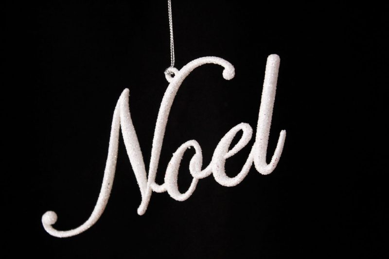 Joy/Noel Ornament