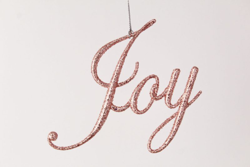 Joy/Noel Ornament
