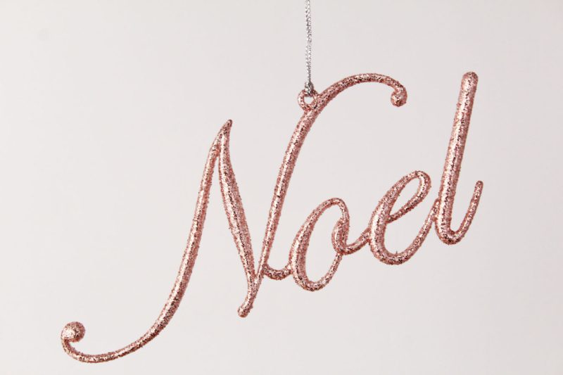 Joy/Noel Ornament