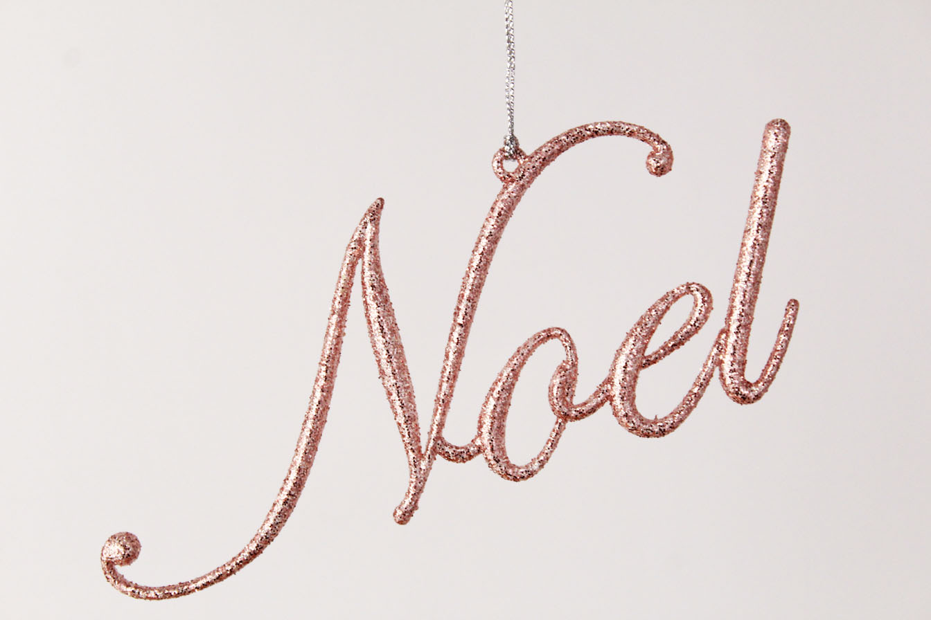 Joy/Noel Ornament
