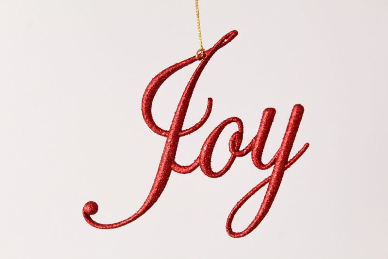 Joy/Noel Ornament