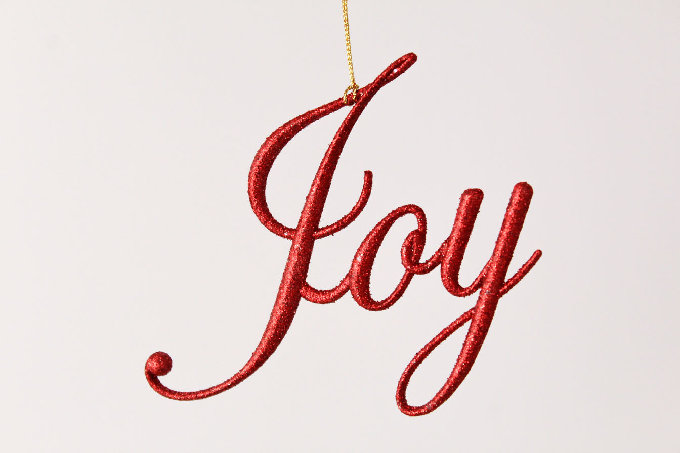 Joy/Noel Ornament