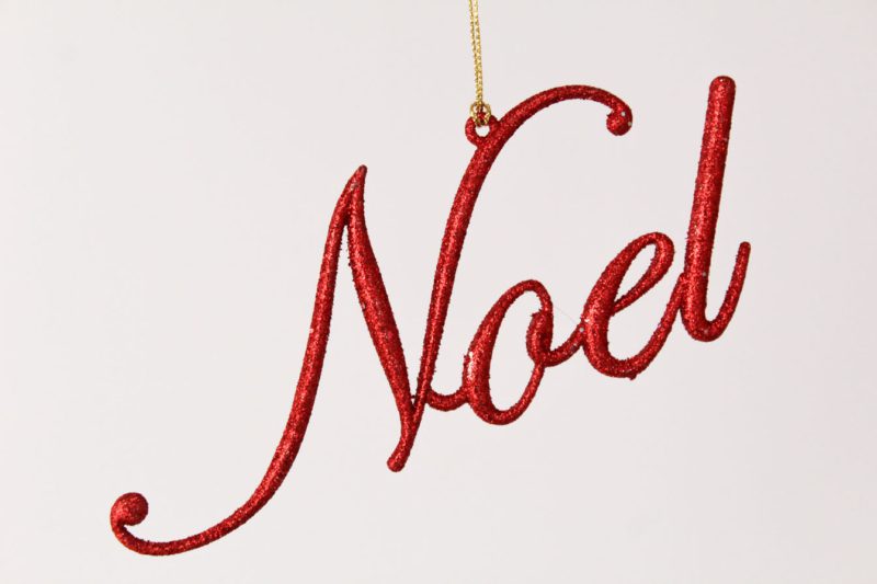 Joy/Noel Ornament