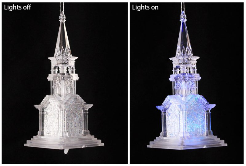 Church LED Light Up Ornament