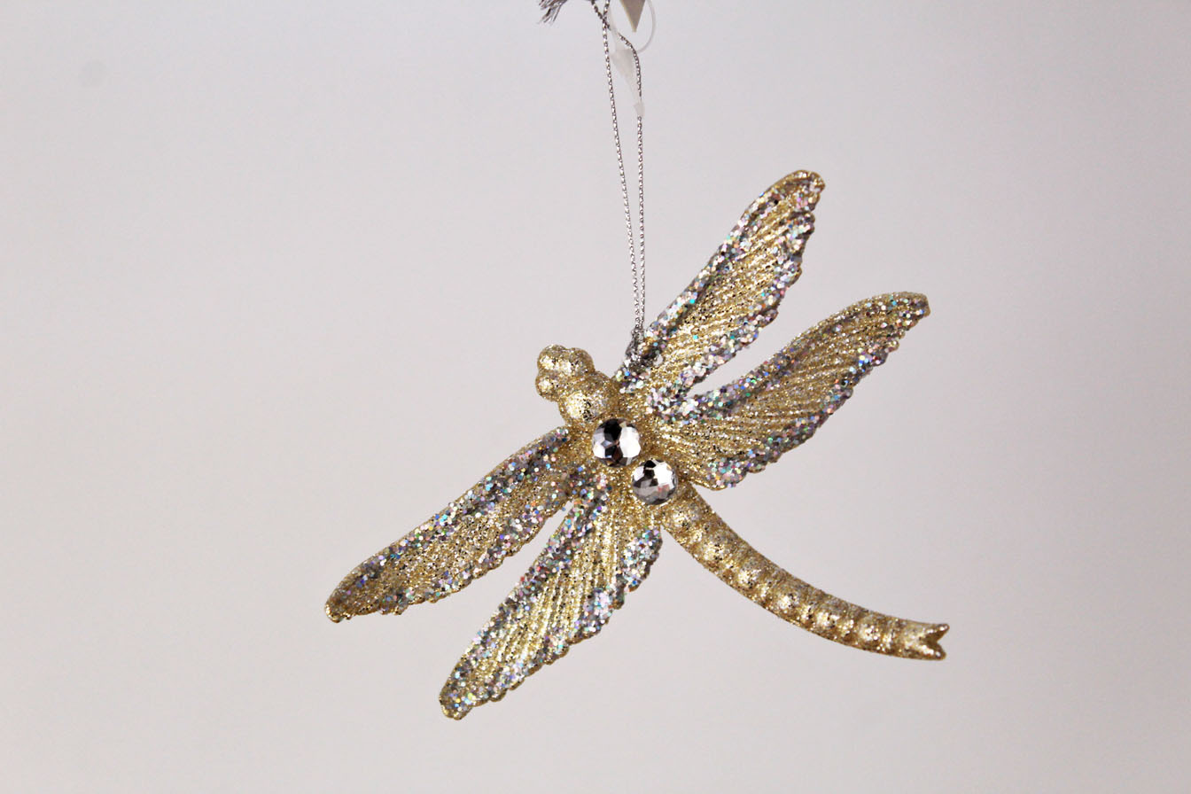 Butterfly And Dragonfly Ornament