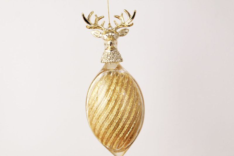 Deer Head Drop Ornament