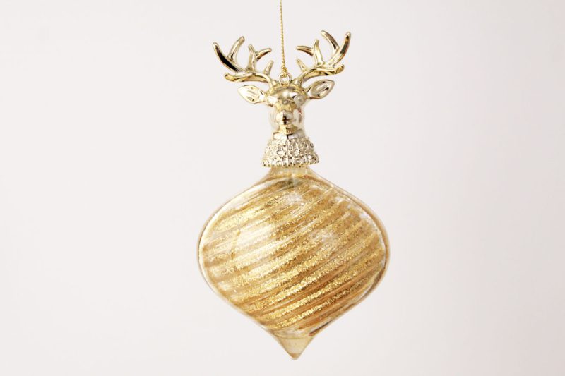 Deer Head Drop Ornament