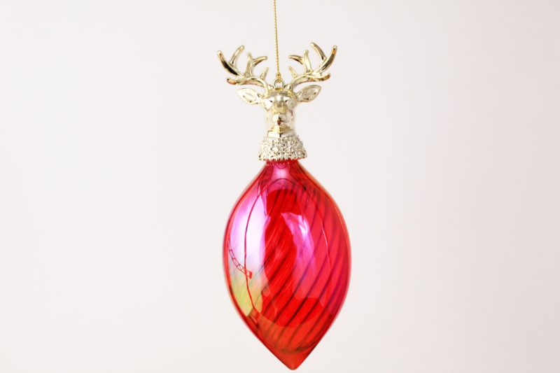 Deer Head Drop Ornament