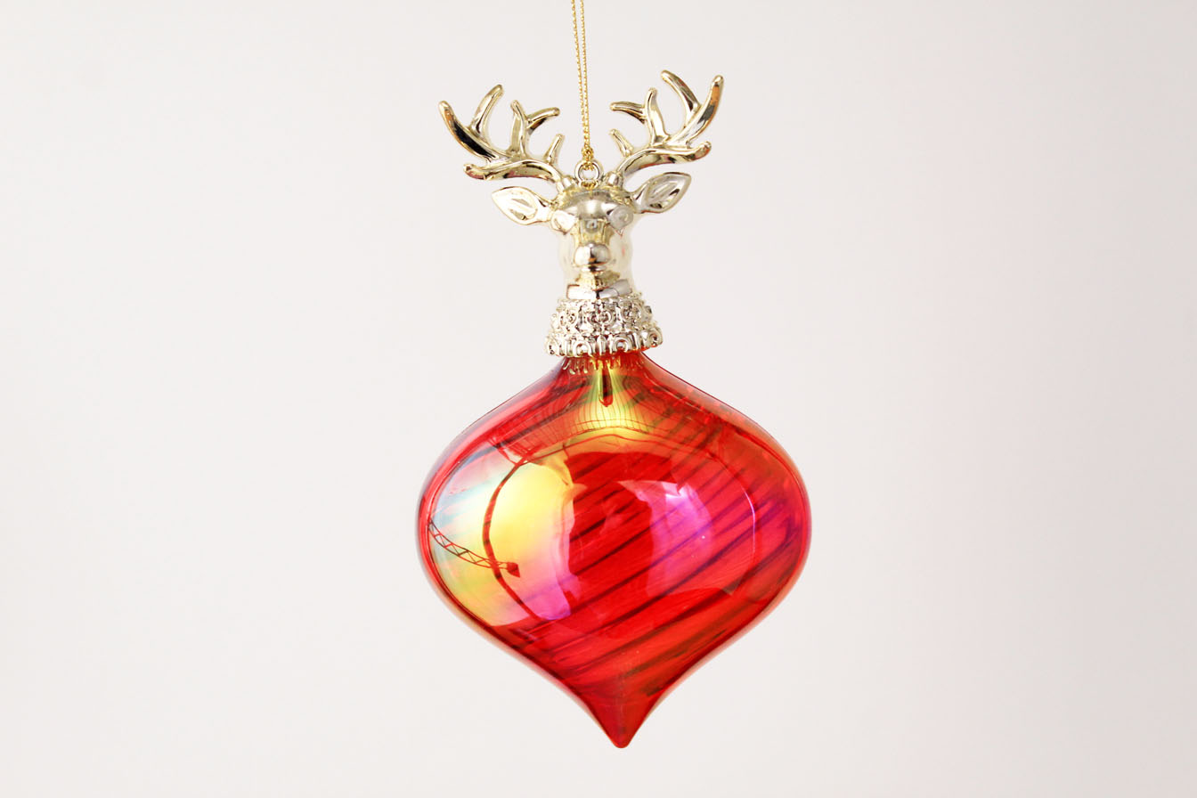 Deer Head Drop Ornament