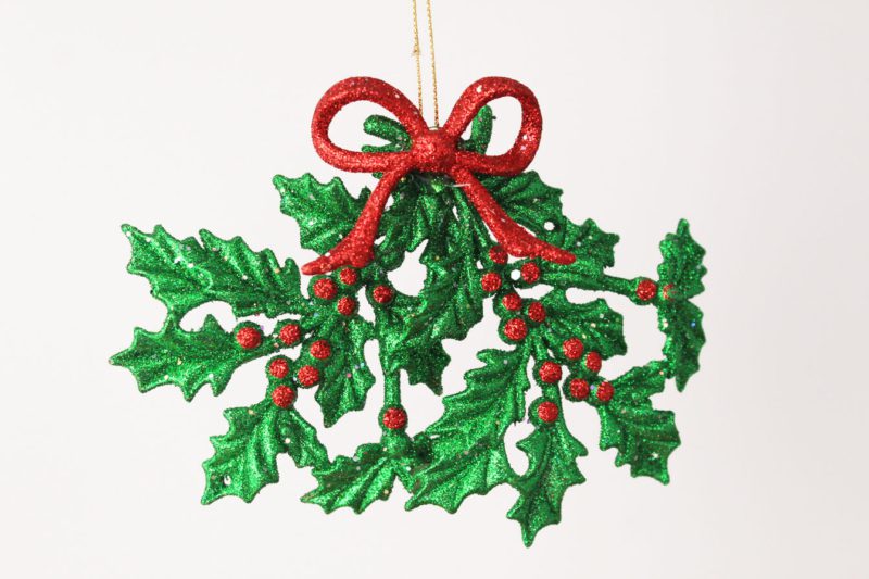 Mistletoe With Bow Ornament
