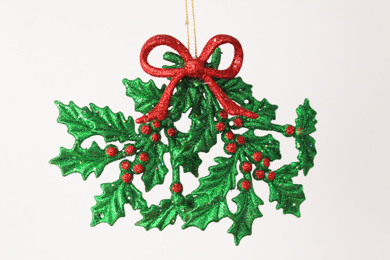 Mistletoe With Bow Ornament