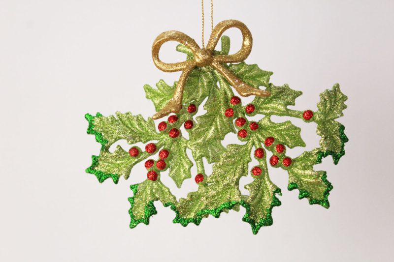 Mistletoe With Bow Ornament