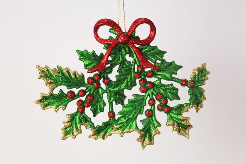 Mistletoe With Bow Ornament