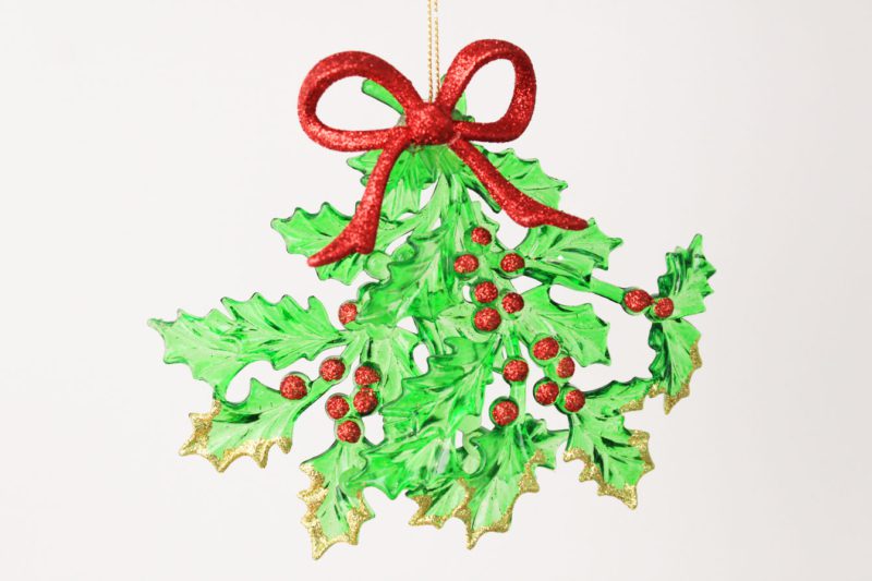 Mistletoe With Bow Ornament