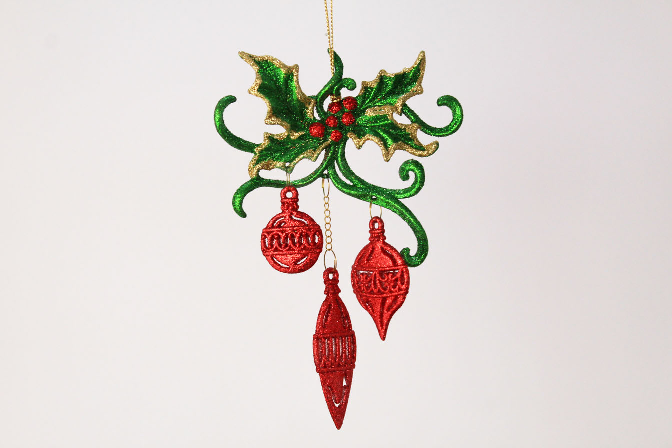 Christmas Leaves Ornament