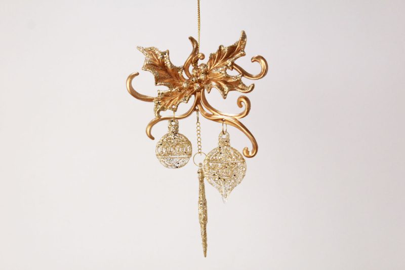 Christmas Leaves Ornament