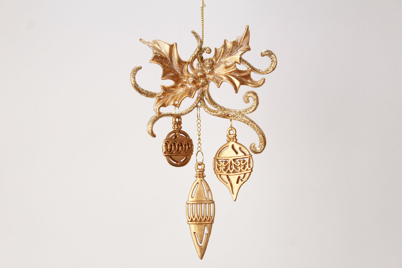 Christmas Leaves Ornament