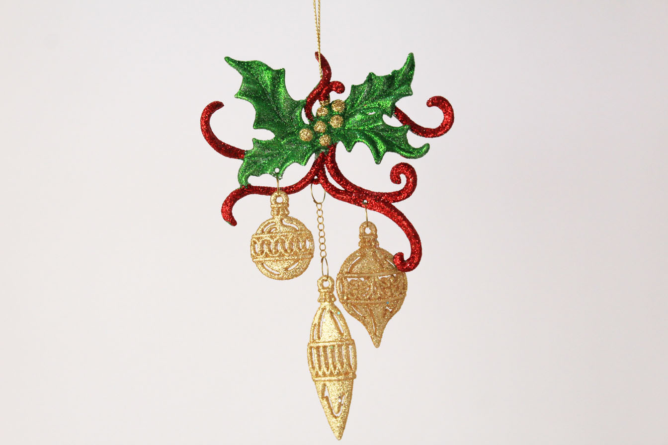 Christmas Leaves Ornament