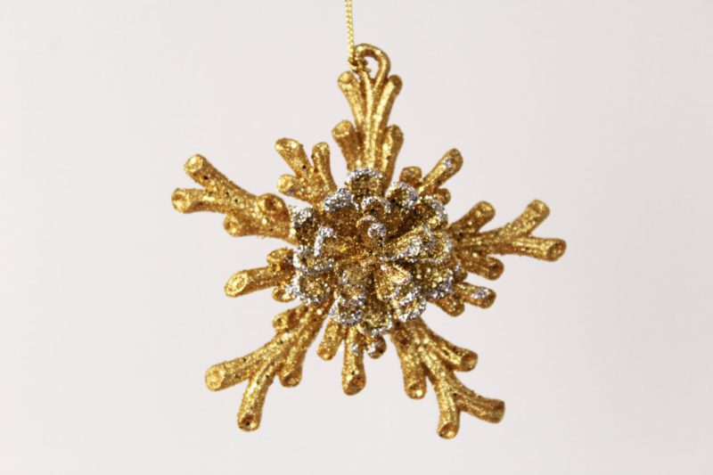 Pine Cone Snowflake Ornament