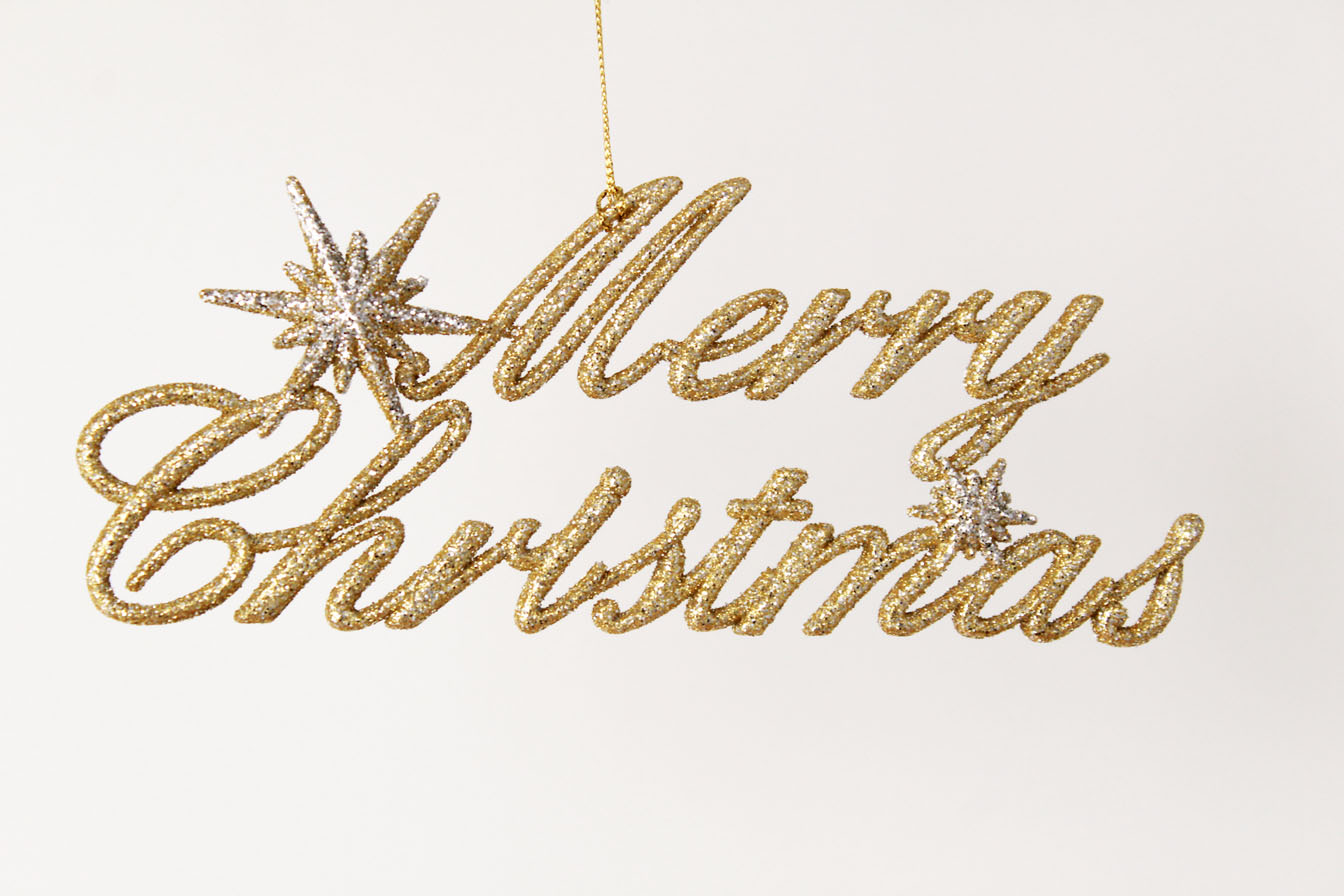 Merry Christmas Ornament