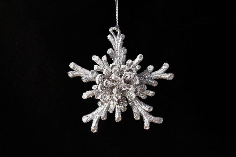 Pine Cone Snowflake Ornament