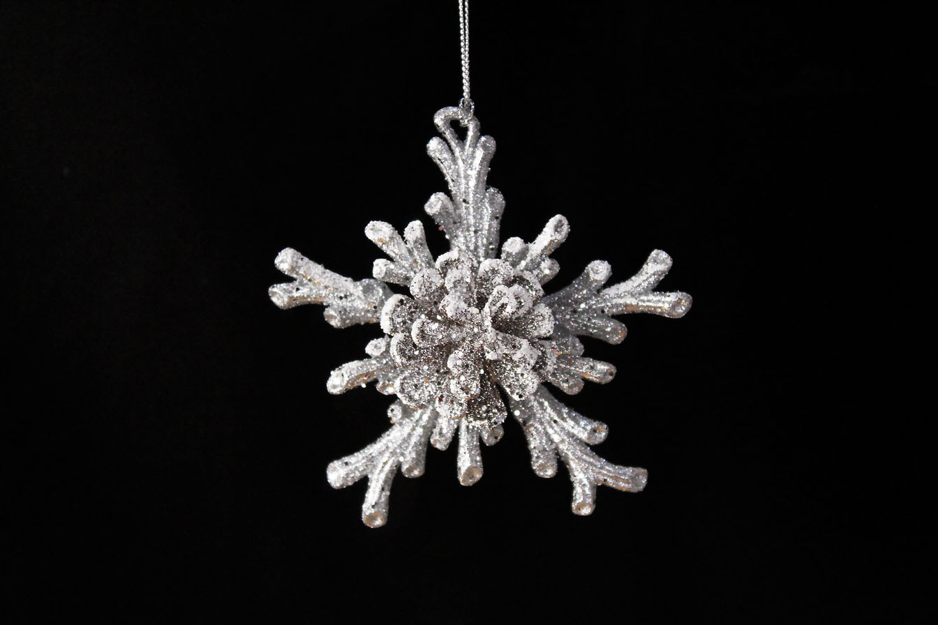 Pine Cone Snowflake Ornament