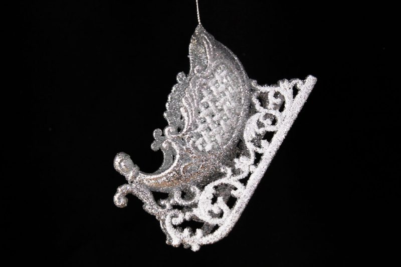 Santa Sleigh Ornament